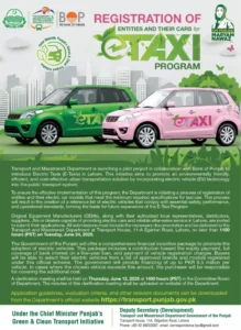 Register for Green E-Taxi Scheme