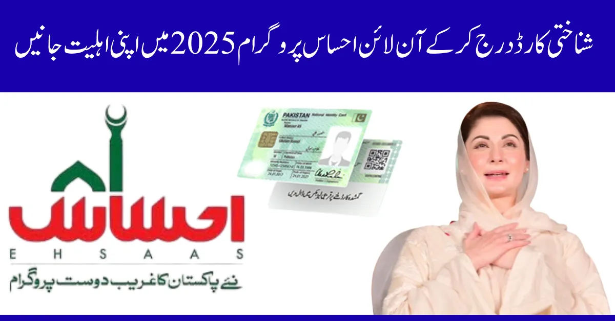 How to Check Your Ehsaas Eligibility Online in 2025 – Step-by-Step Guide via CNIC & 8171 Portal